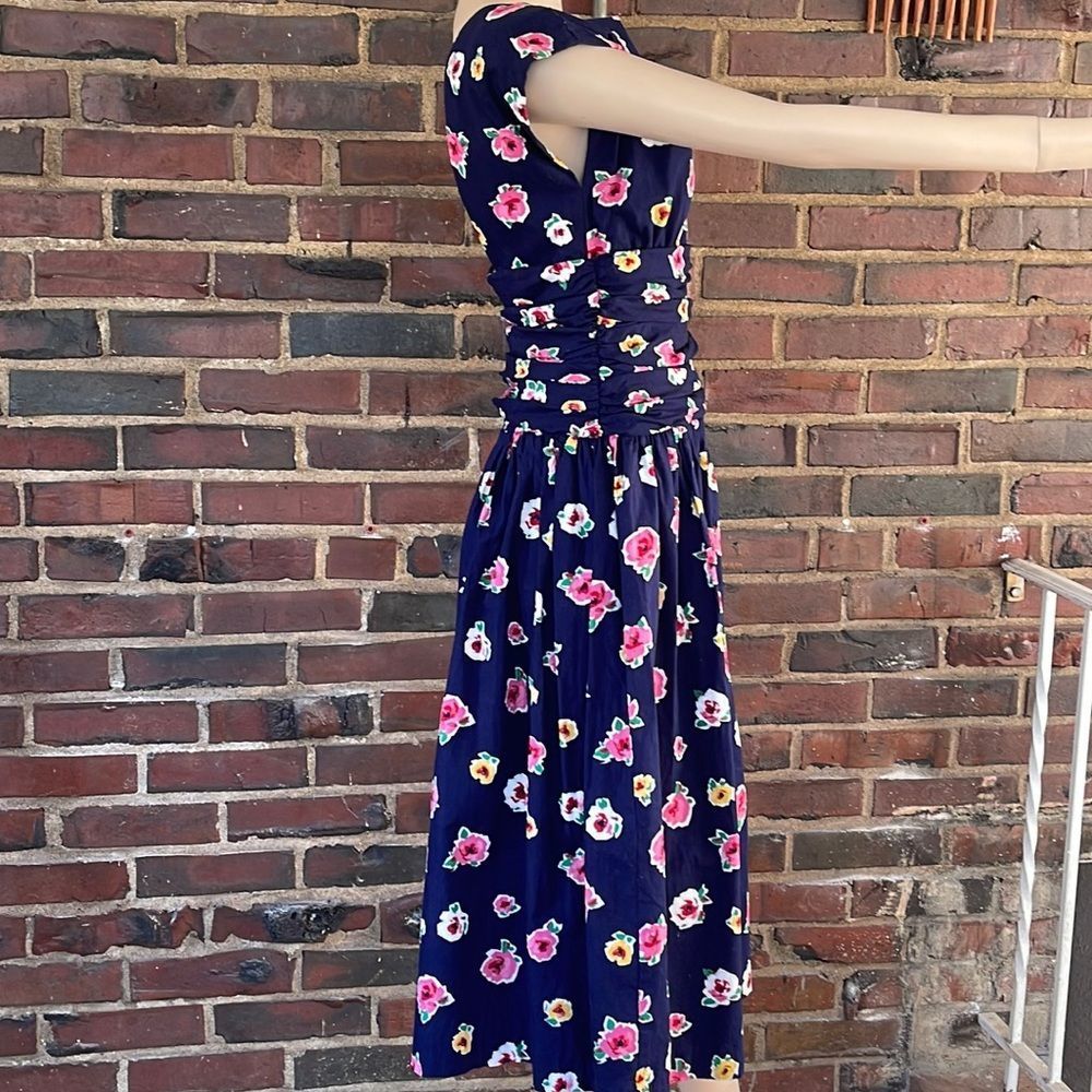 Vintage 80s Patty O'Neil Floral Summer Dress - Picture 11 of 17